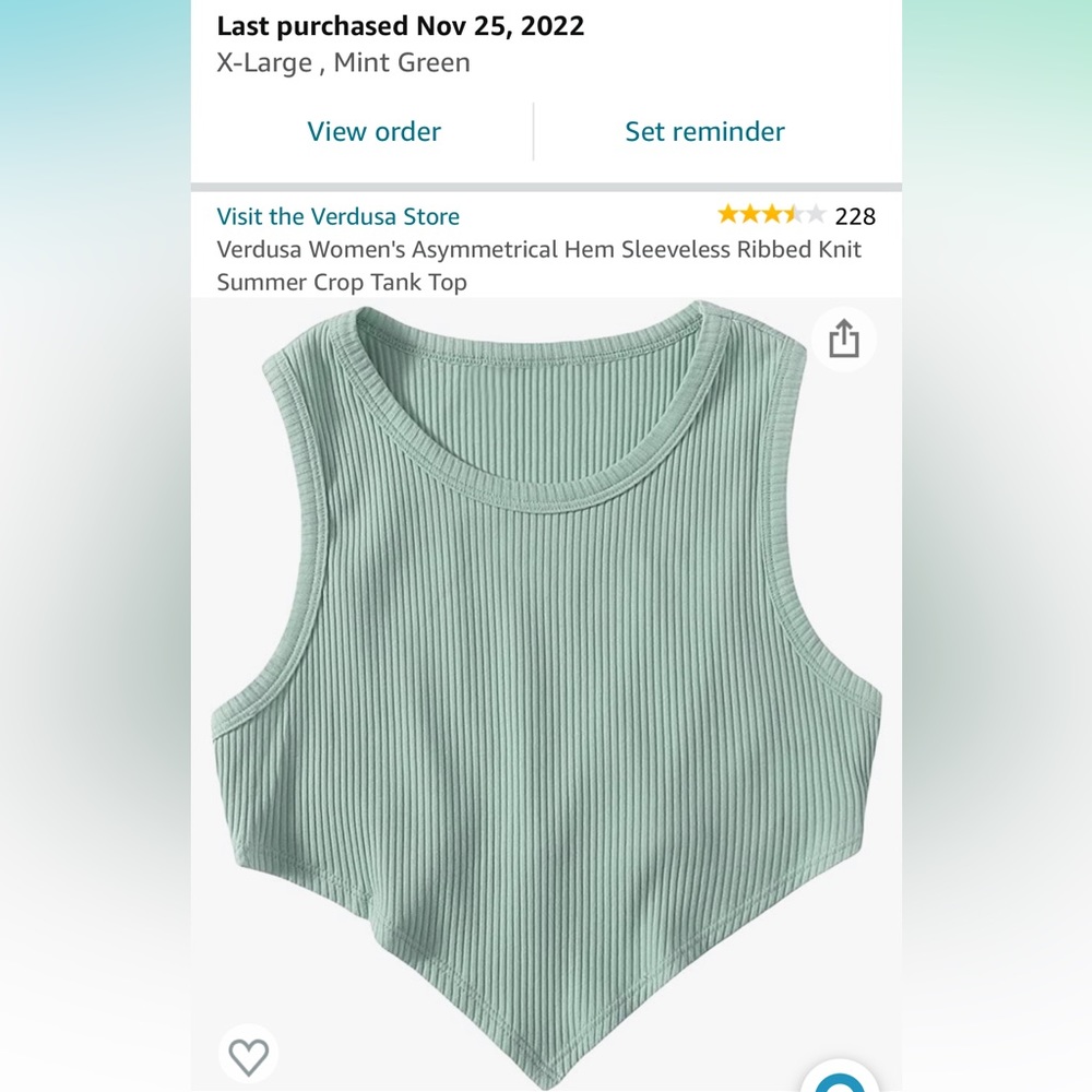 BRAND new amazon crop tops! size xl